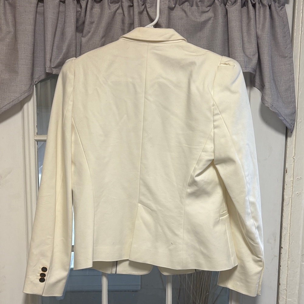 Zara Off-White Tailored Blazer - Picture 2 of 2